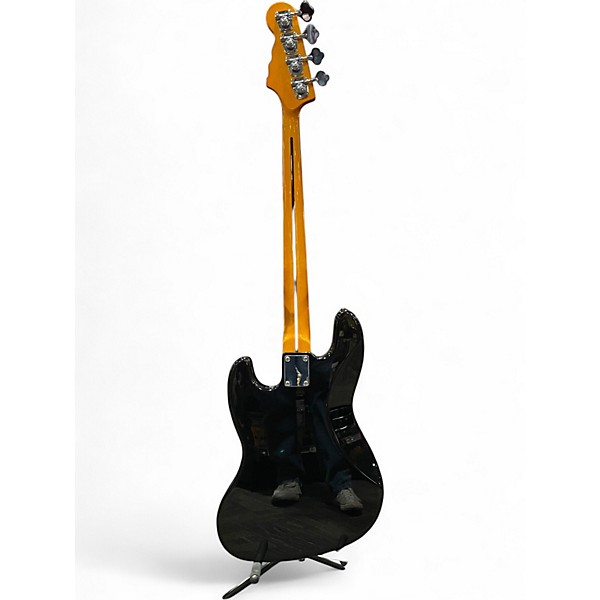 Used GAMMA JAZZ BASS Black Electric Bass Guitar