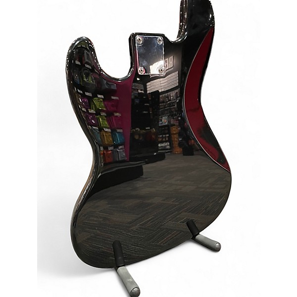Used GAMMA JAZZ BASS Black Electric Bass Guitar
