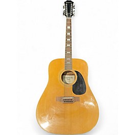 Used Epiphone FT160 Natural 12 String Acoustic Guitar