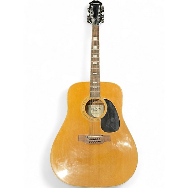 Used Epiphone FT160 Natural 12 String Acoustic Guitar