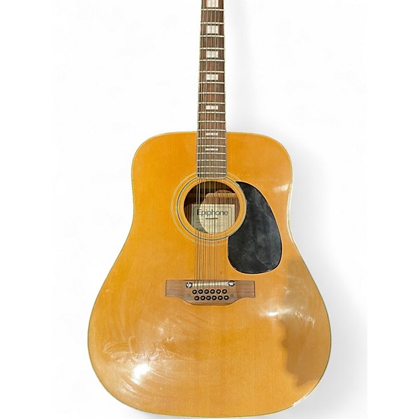 Used Epiphone FT160 Natural 12 String Acoustic Guitar