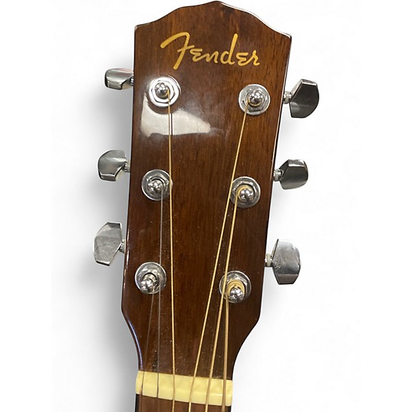 Used Fender CD60CE Dreadnought Natural Acoustic Electric Guitar