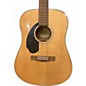 Used Fender CD60CE Dreadnought Natural Acoustic Electric Guitar