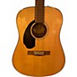 Used Fender CD60CE Dreadnought Natural Acoustic Electric Guitar
