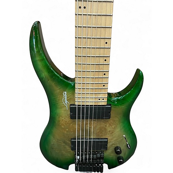 Used Legator GHOST G8 GREEN BURST Solid Body Electric Guitar