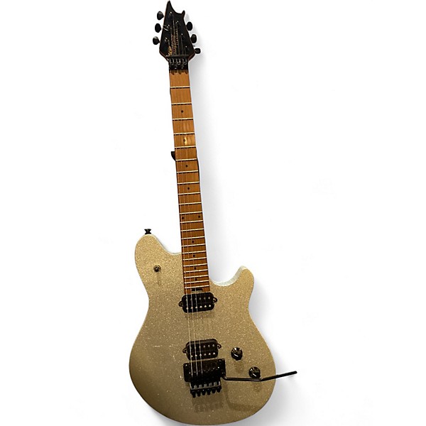 Used EVH Wolfgang Standard Silver Sparkle Solid Body Electric Guitar