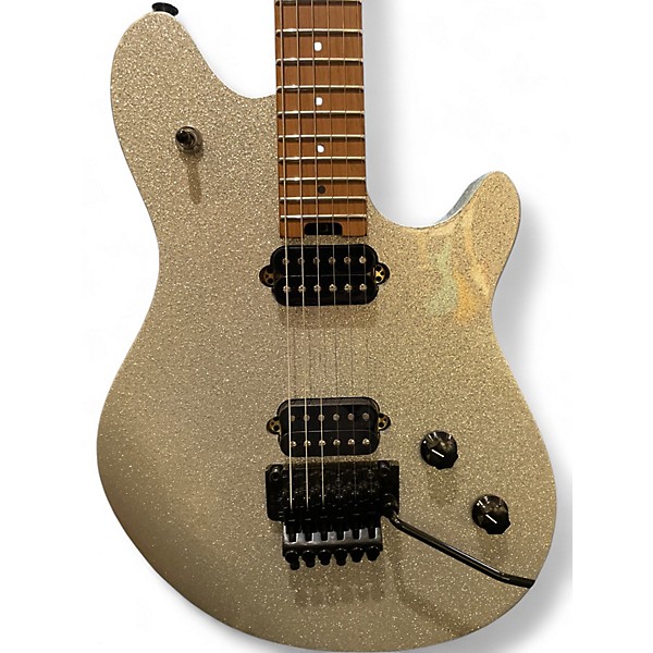 Used EVH Wolfgang Standard Silver Sparkle Solid Body Electric Guitar