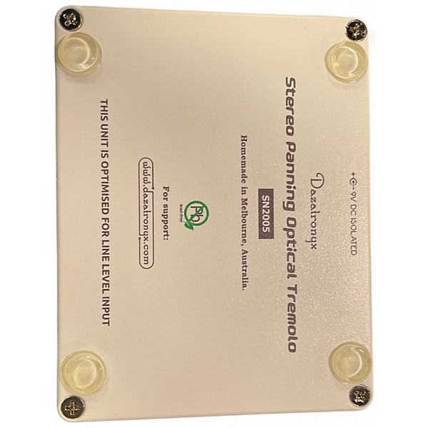 Used Dazatronyx STERO PANNING OPTICAL TREMOLO Effect Pedal