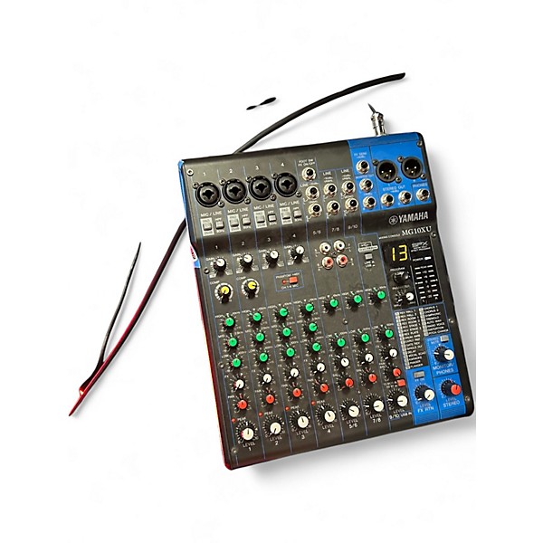 Used Yamaha MG10XU 10 Channel Mixer with Effects Unpowered Mixer