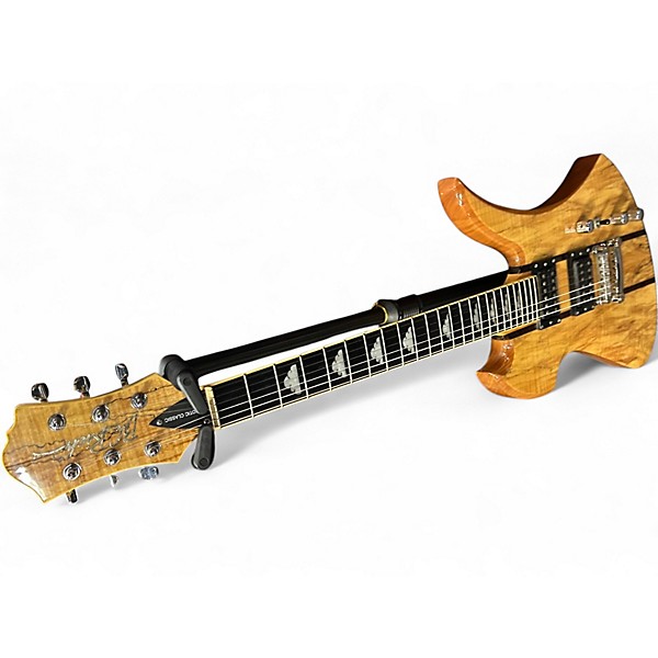 Used B.C. Rich Mockingbird Exotic Classic Neck Thru NATURAL Solid Body Electric Guitar