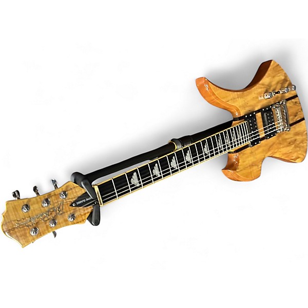 Used B.C. Rich Mockingbird Exotic Classic Neck Thru NATURAL Solid Body Electric Guitar