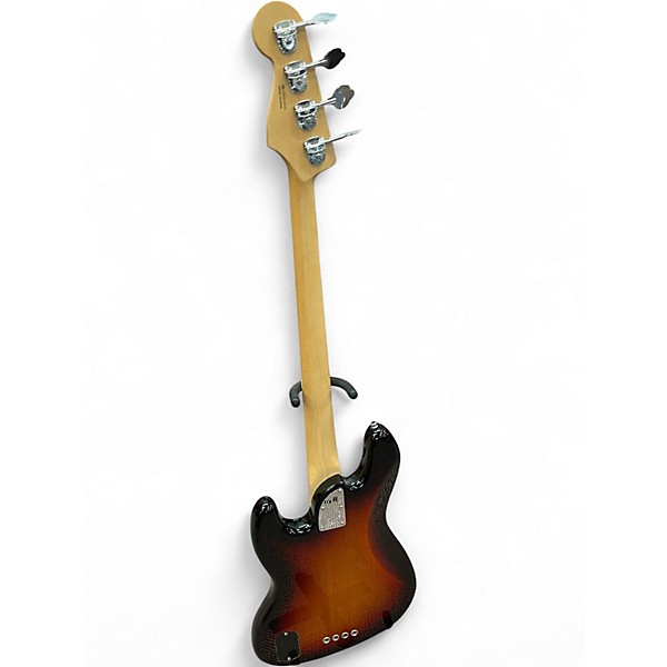 Used Fender American Elite Jazz Bass 3 Color Sunburst Electric Bass Guitar