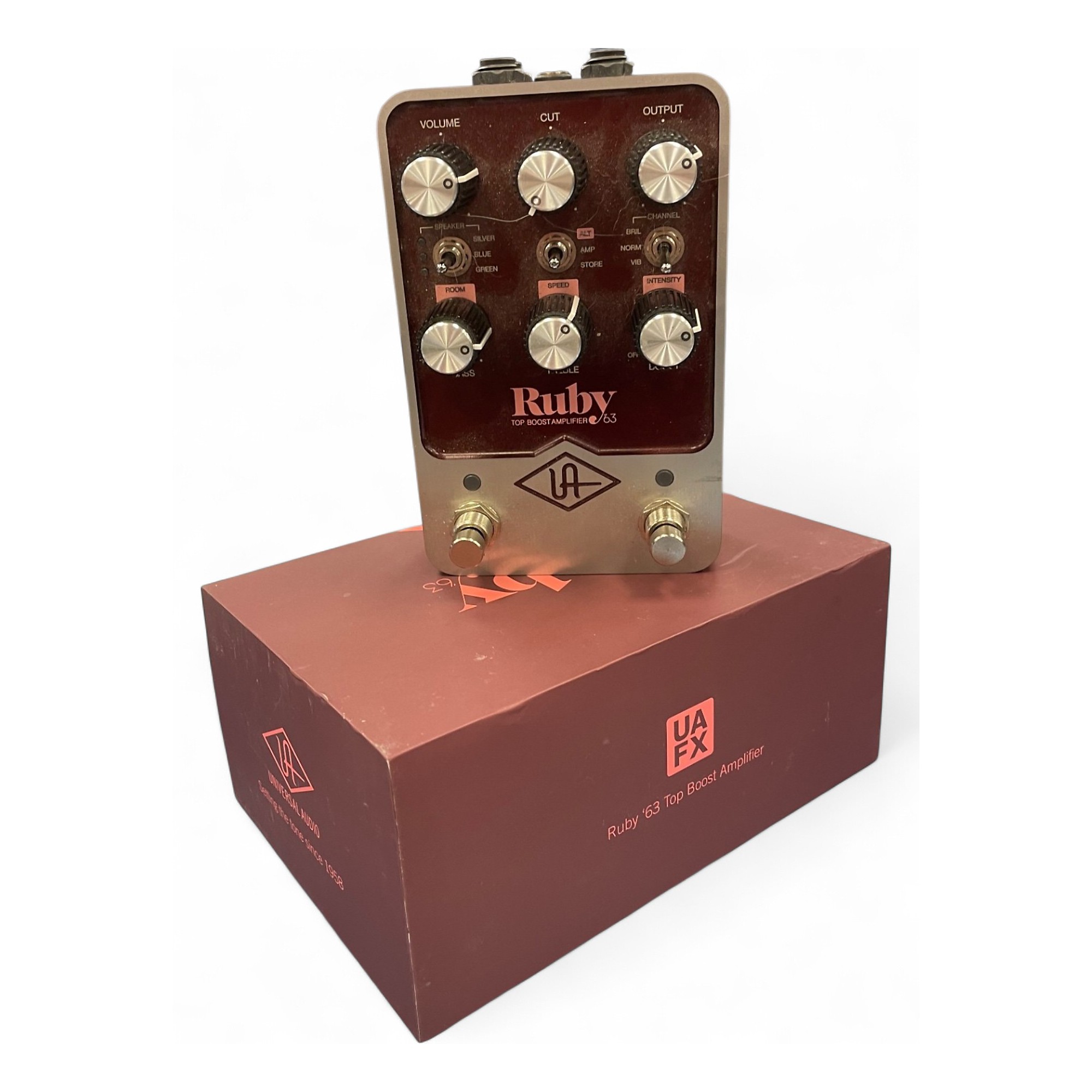 Used Universal Audio UAFX Ruby '63 Top Boost Amplifier