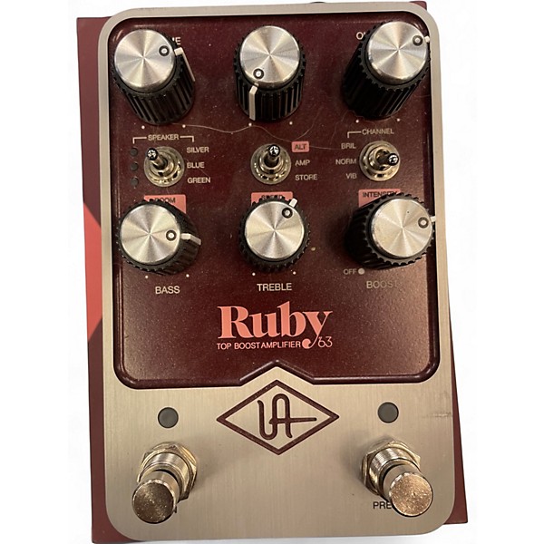 Used Universal Audio UAFX Ruby '63 Top Boost Amplifier