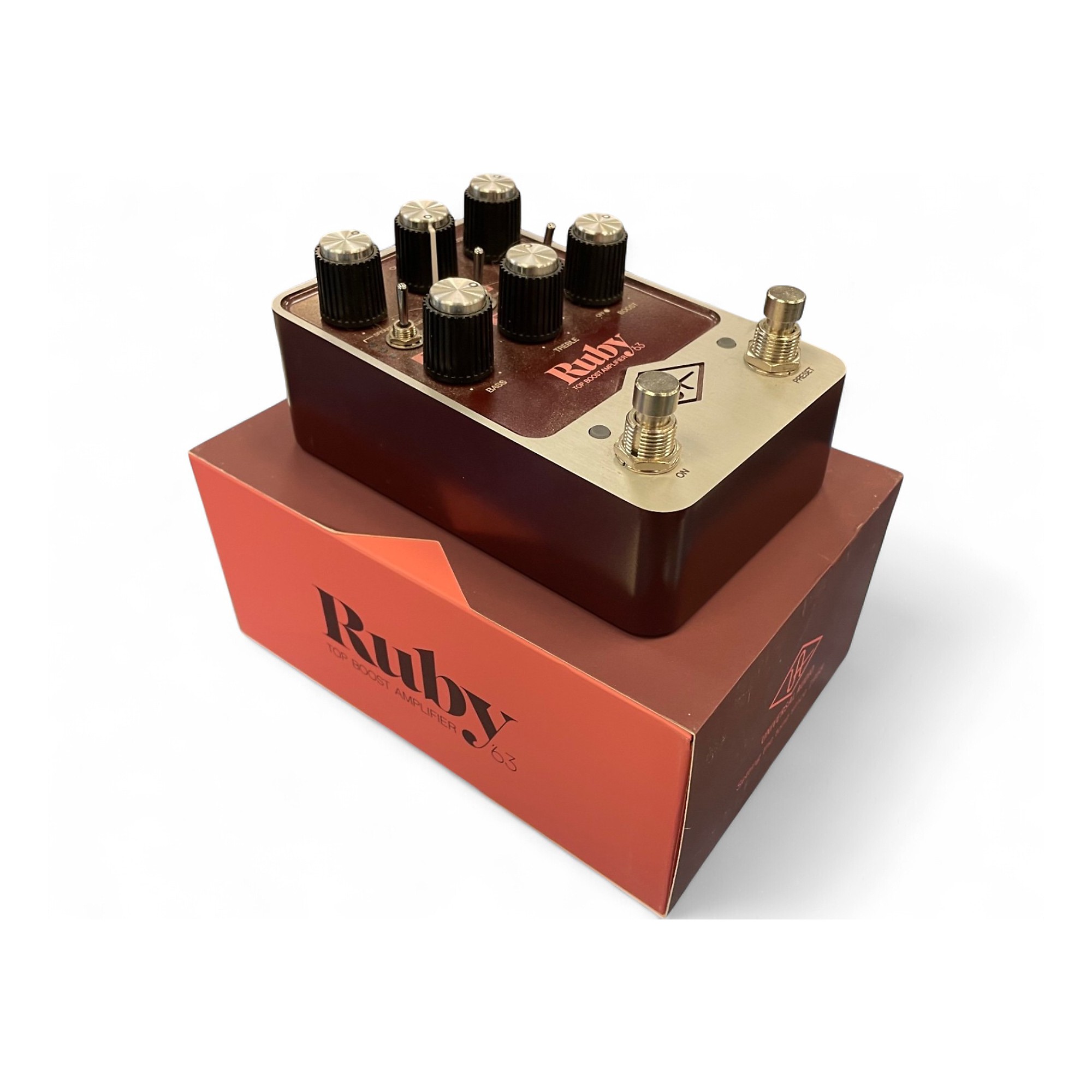 Used Universal Audio UAFX Ruby '63 Top Boost Amplifier