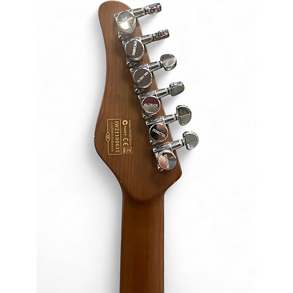 Used Schecter Guitar Research Diamond SERIES VAN RUYS Natural Solid Body Electric Guitar