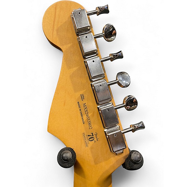 Used 2024 Fender 70TH ANNIVERSARY PLAYER STRATOCASTER Nebula Noir Solid Body Electric Guitar