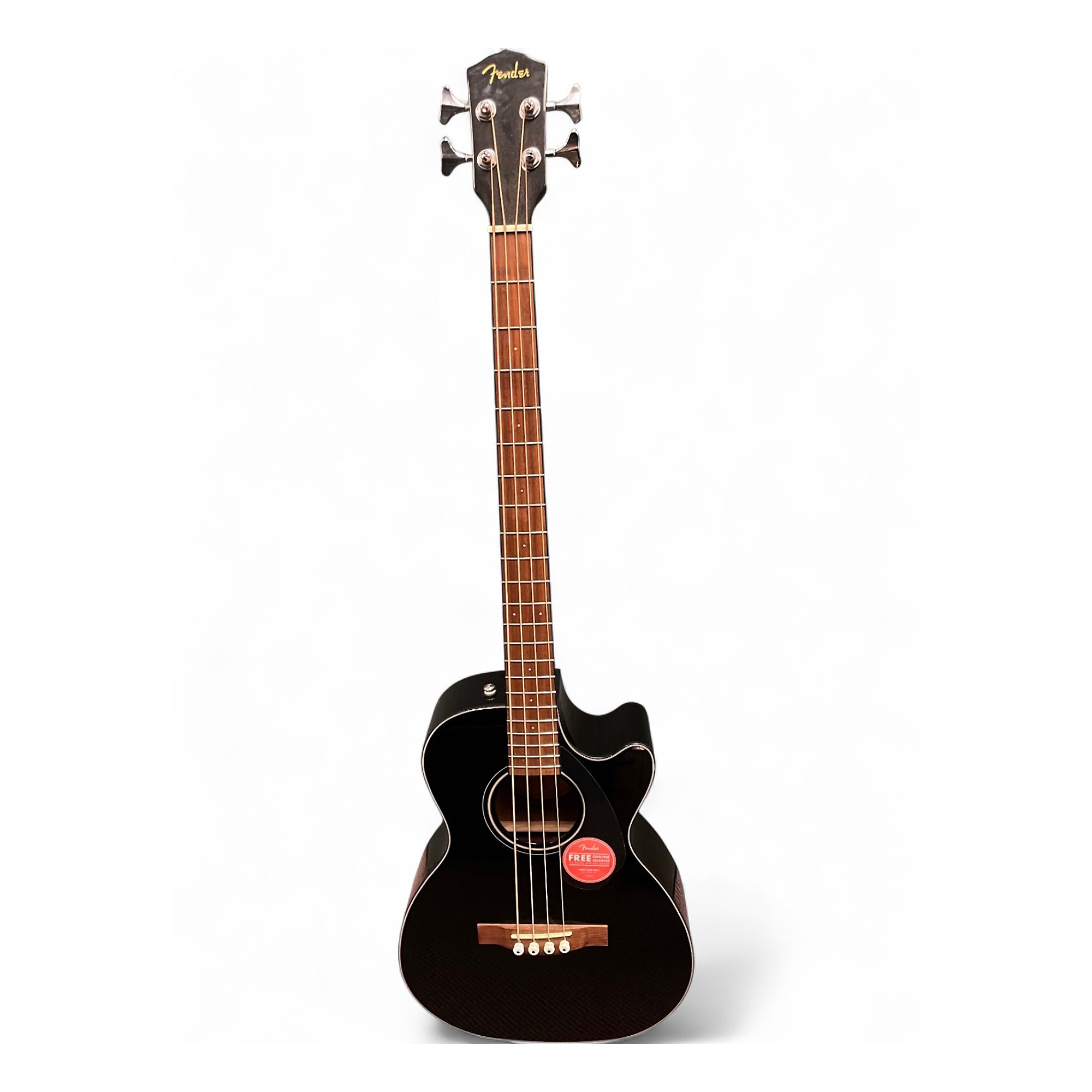 Used Fender CB-60SCE BLACK Acoustic Bass Guitar BLACK