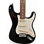 Used Fender American Professional Stratocaster with Rosewood Neck Black and White Solid Body Electric Guitar