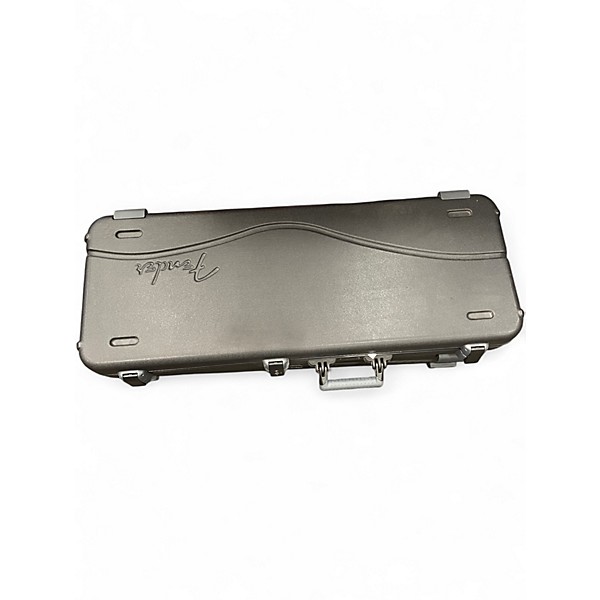 Used Fender American Professional Stratocaster with Rosewood Neck Black and White Solid Body Electric Guitar