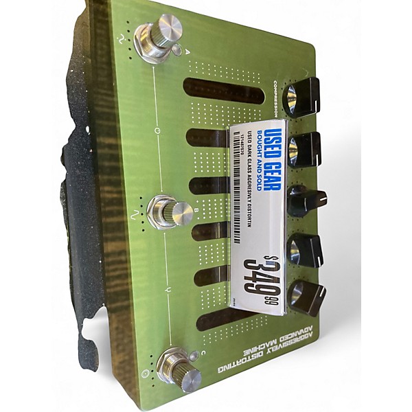 Used Dark Glass AGGRESIVLY DISTORTING ADVANCED MACHINE Effect Pedal