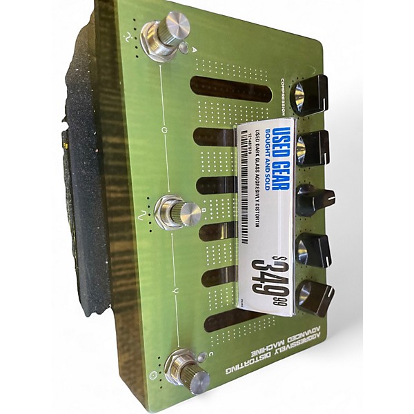 Used Dark Glass AGGRESIVLY DISTORTING ADVANCED MACHINE Effect Pedal