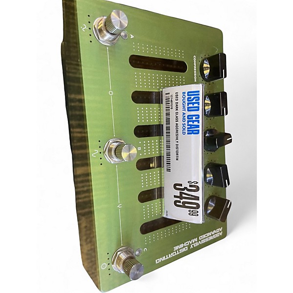 Used Dark Glass AGGRESIVLY DISTORTING ADVANCED MACHINE Effect Pedal