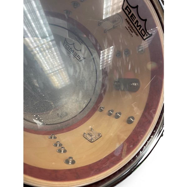 Used British Drum Co. 5 Piece Legend Series Scarlett Birdseye Maple Veneer Drum Kit