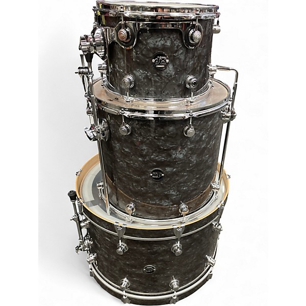 Used DW 3 Piece Performance Series BLACK DIAMOND Drum Kit