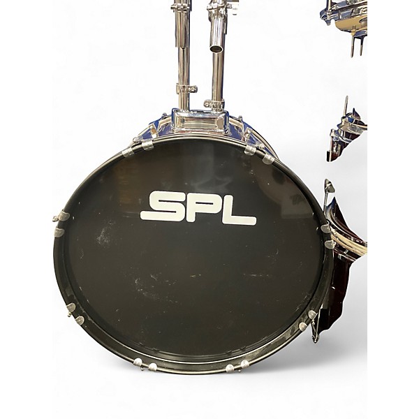 Used SPL 5 Piece KICKER Dark Red Drum Kit