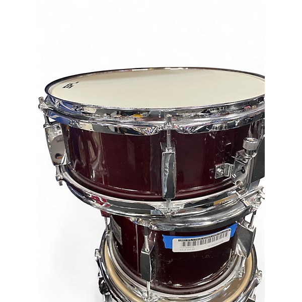 Used SPL 5 Piece KICKER Dark Red Drum Kit