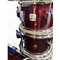 Used SPL 5 Piece KICKER Dark Red Drum Kit