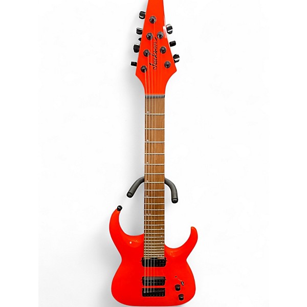 Used Jackson pro series misha mansoor 7 ORANge Solid Body Electric Guitar