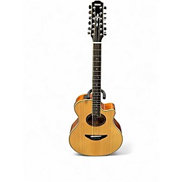 Used Yamaha APX700II 12 Natural 12 String Acoustic Electric Guitar