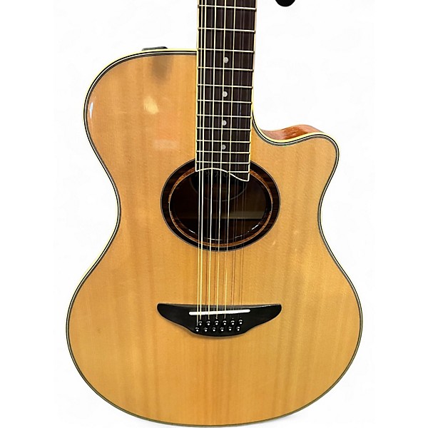 Used Yamaha APX700II 12 Natural 12 String Acoustic Electric Guitar