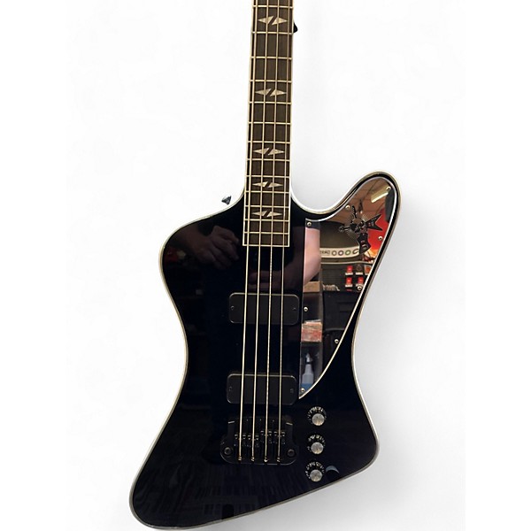 Used 2020 Gibson GENE SIMMONS G2 Thunderbird Black Electric Bass Guitar