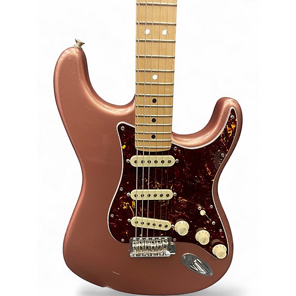 Used Fender American Performer Stratocaster SSS Bronze Metallic Solid Body Electric Guitar