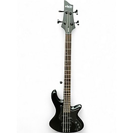 Used Schecter Guitar Research STILETTO STEALTH Satin Black Electric Bass Guitar