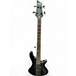 Used Schecter Guitar Research STILETTO STEALTH Satin Black Electric Bass Guitar thumbnail