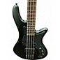 Used Schecter Guitar Research STILETTO STEALTH Satin Black Electric Bass Guitar