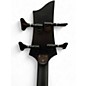 Used Schecter Guitar Research STILETTO STEALTH Satin Black Electric Bass Guitar