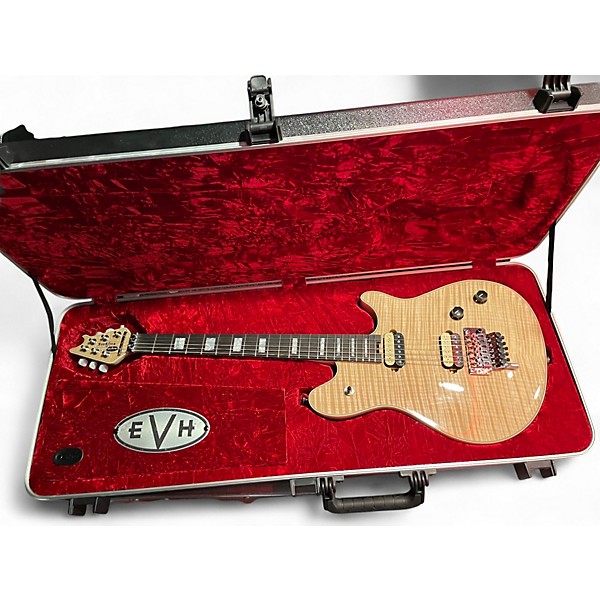 Used EVH Wolfgang USA 5A Maple Top Natural Solid Body Electric Guitar
