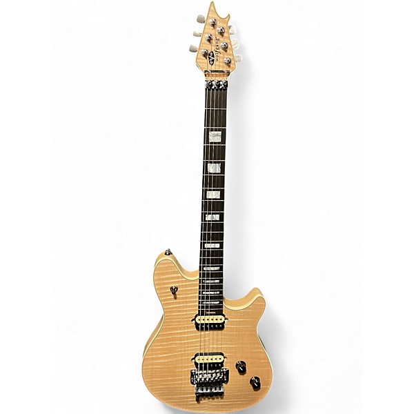 Used EVH Wolfgang USA 5A Maple Top Natural Solid Body Electric Guitar