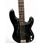Used Fender MIJ E6 Precision Bass Black Electric Bass Guitar
