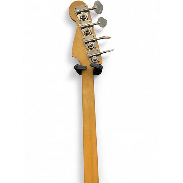 Used Fender MIJ E6 Precision Bass Black Electric Bass Guitar