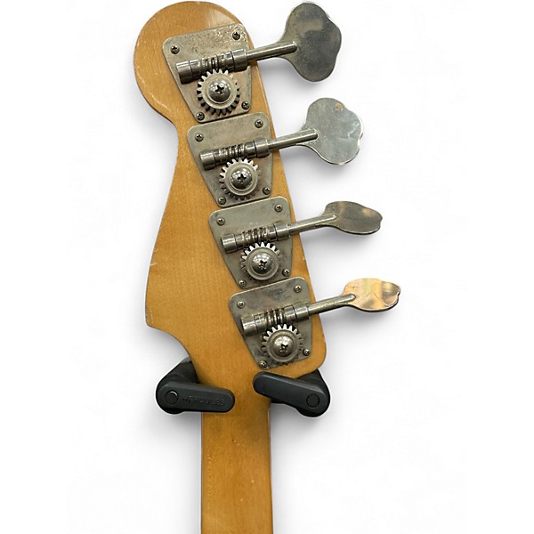 Used Fender MIJ E6 Precision Bass Black Electric Bass Guitar