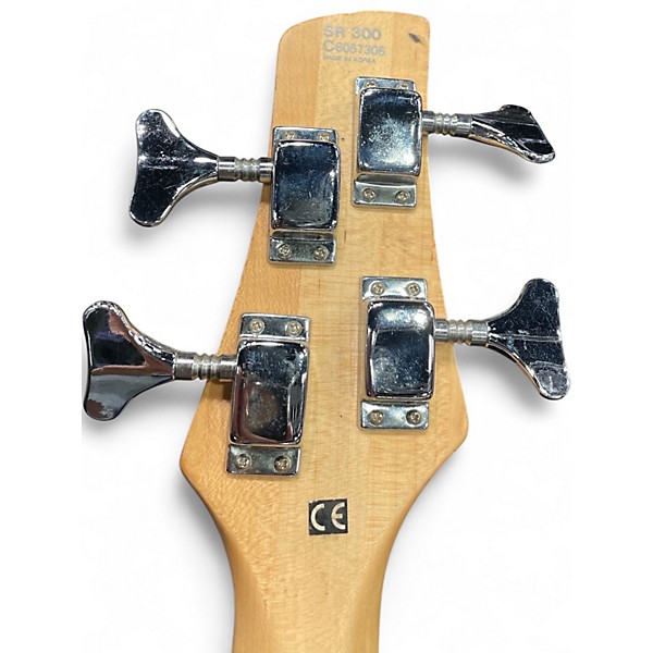 Used Ibanez SR300 Black Electric Bass Guitar