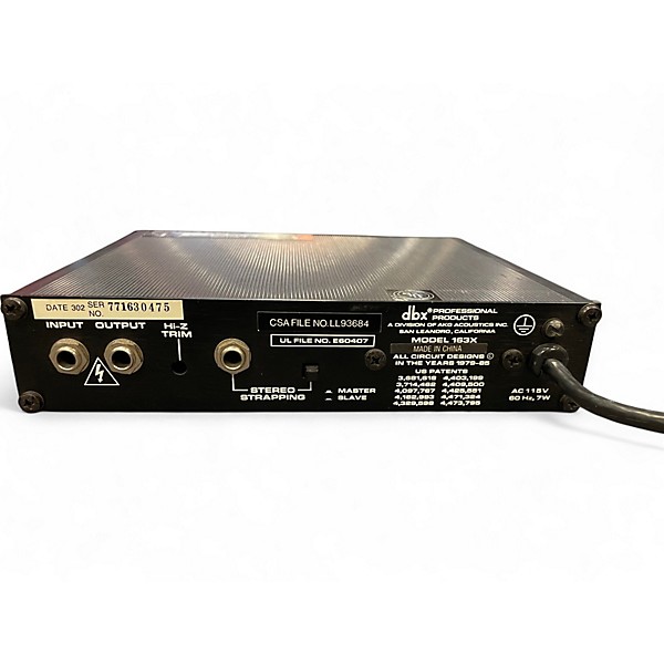 Used dbx 163X COMPRESSOR/LIMITER Compressor | Guitar Center