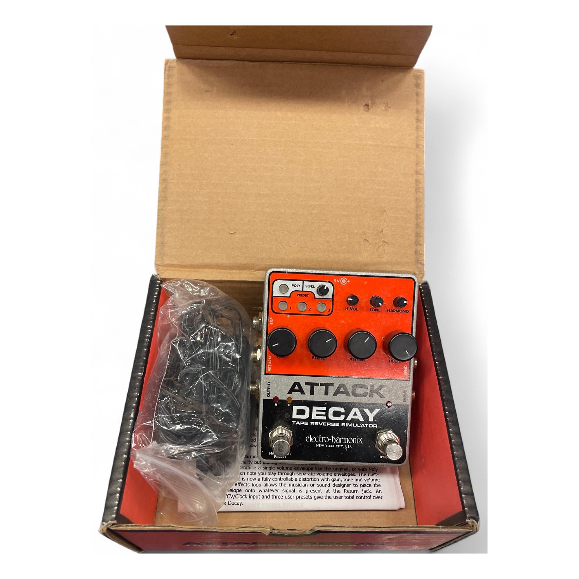 Used Electro-Harmonix ATTACK DECAY Effect Pedal | Guitar Center