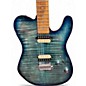 Used Larry Carlton T7FM Trans Blue Solid Body Electric Guitar thumbnail
